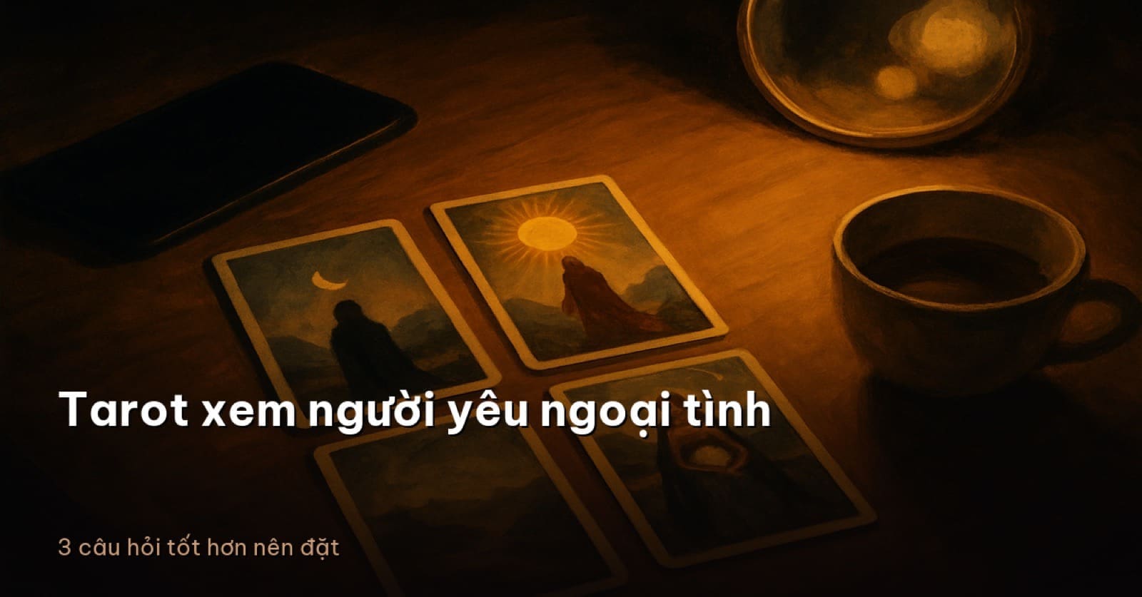 Tarot Xem Người Yêu Ngoại Tình: 3 Câu Hỏi Tốt Hơn Nên Đặt