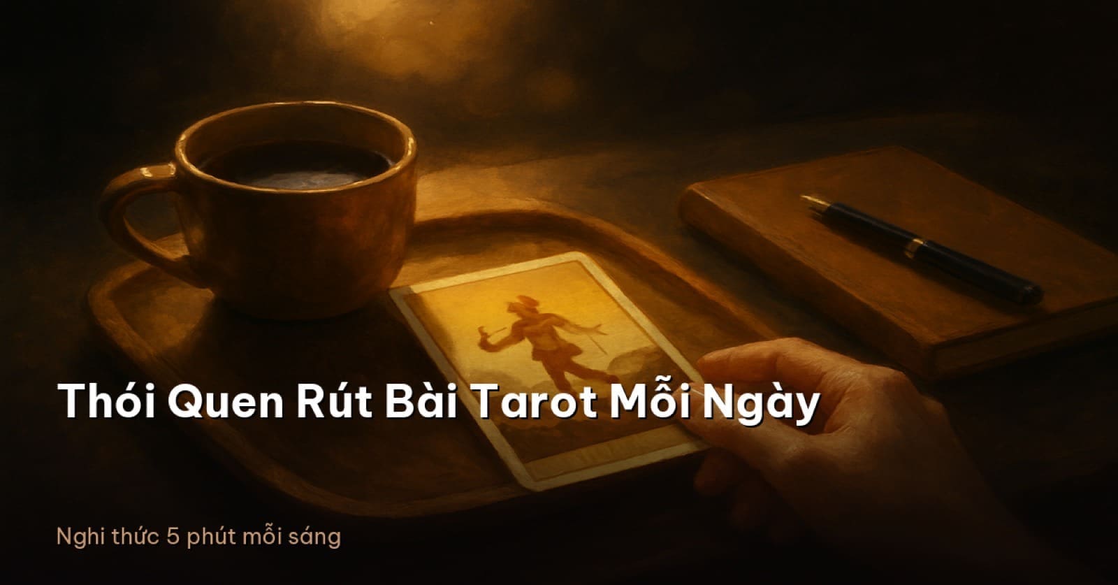 Thói quen rút bài Tarot mỗi ngày: nghi thức 5 phút mỗi sáng