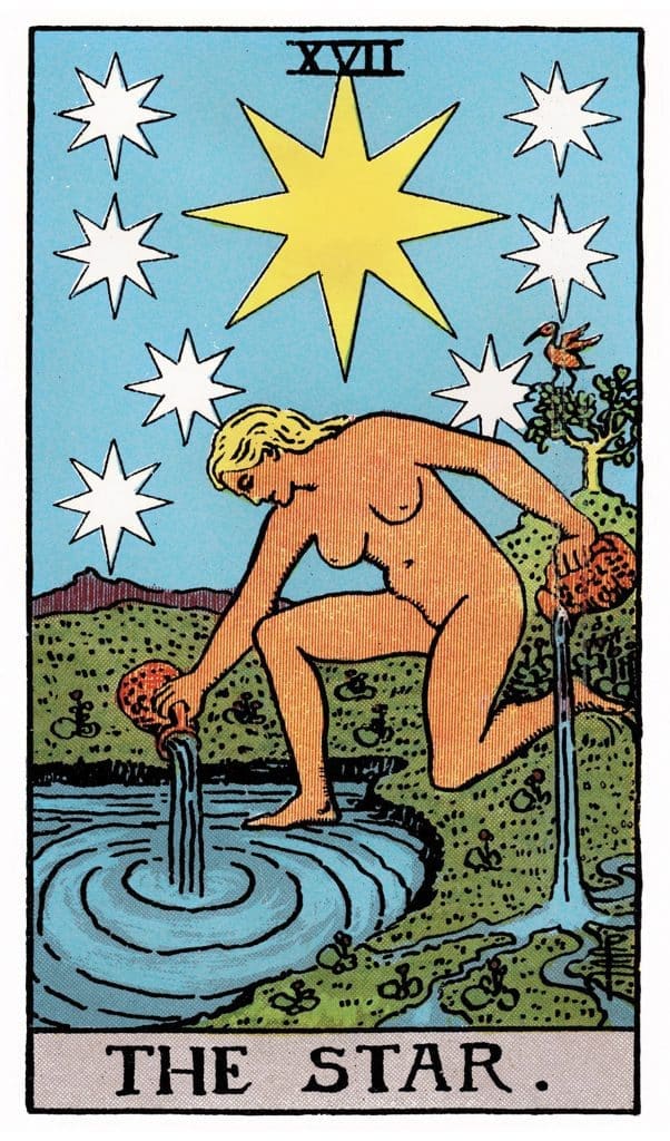 Ý Nghĩa Lá Bài The Star (Ngôi Sao): Ánh Sáng Hy Vọng Và Chữa Lành Trong Tarot